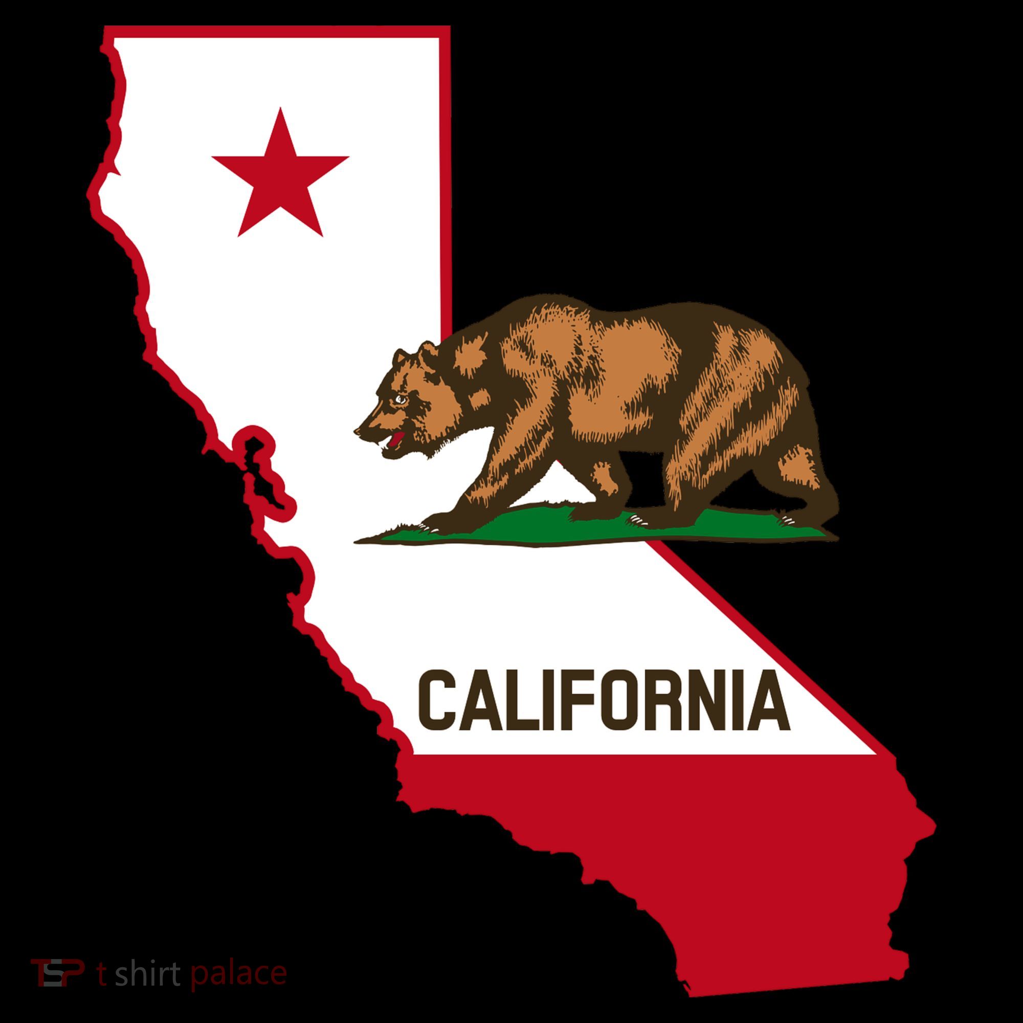 California State Bear Flag Tote Bag