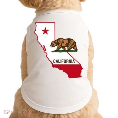 California State Bear Flag Doggie Tank
