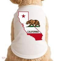 California State Bear Flag Doggie Tank thumb 0