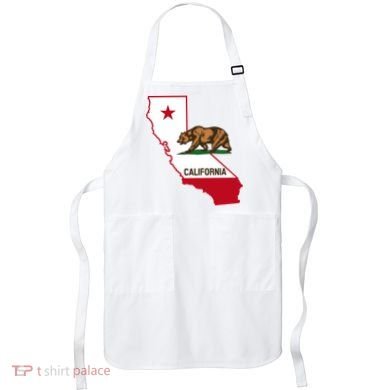 California State Bear Flag Apron