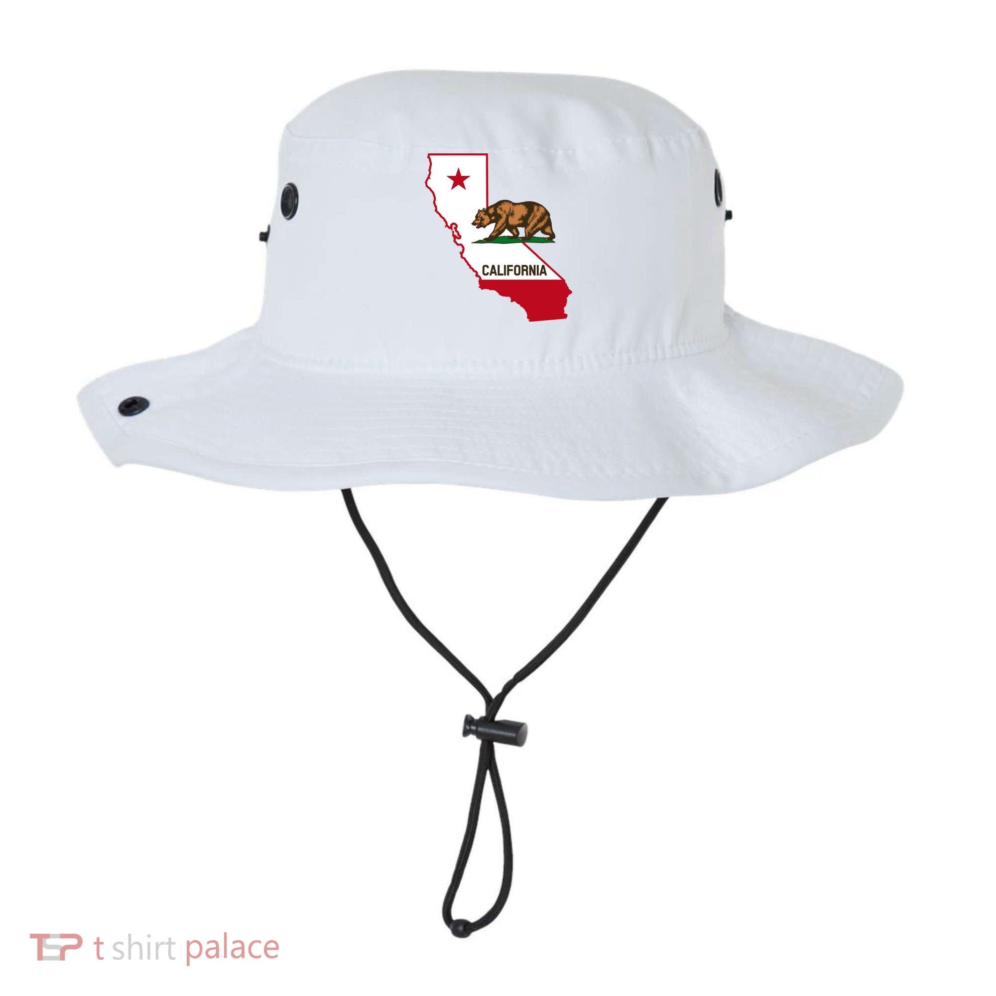 California State Bear Flag Bucket Hat