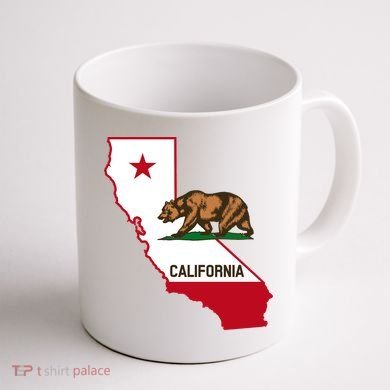 California State Bear Flag Coffee Mug back