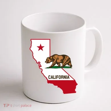 California State Bear Flag Coffee Mug back
