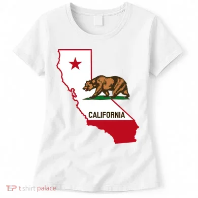 California State Bear Flag Women's T-Shirt
