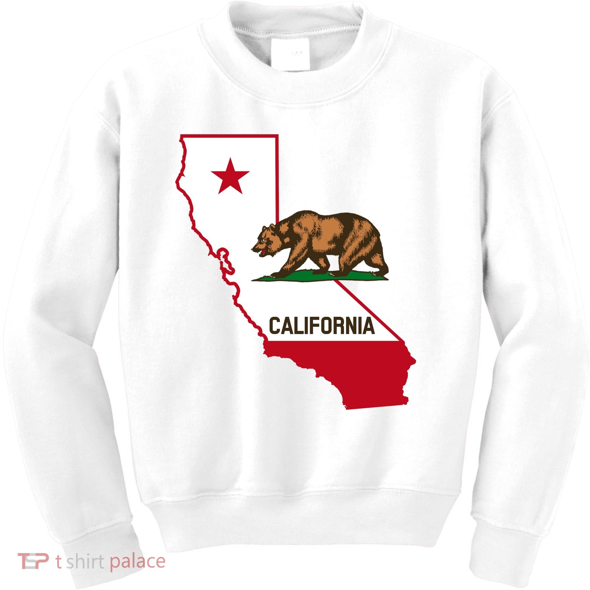 California State Bear Flag Kids Sweatshirt