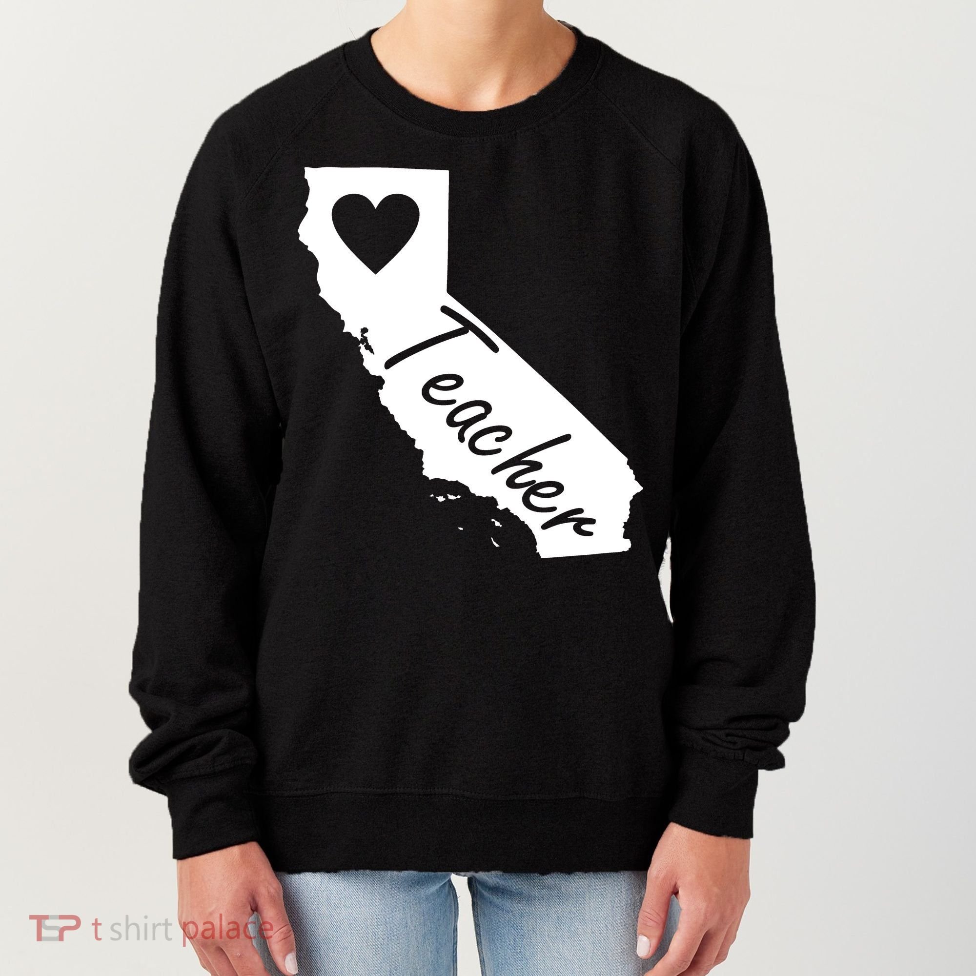 California State Teacher Red For Ed Women's Sweatshirt