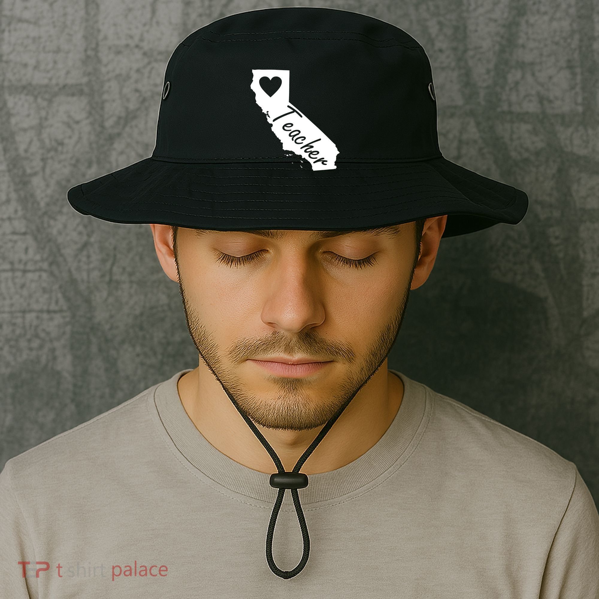 California State Teacher Red For Ed Bucket Hat