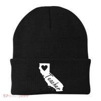 California State Teacher Red For Ed Beanie thumb 0