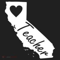 California State Teacher Red For Ed Golf Towel thumb 3
