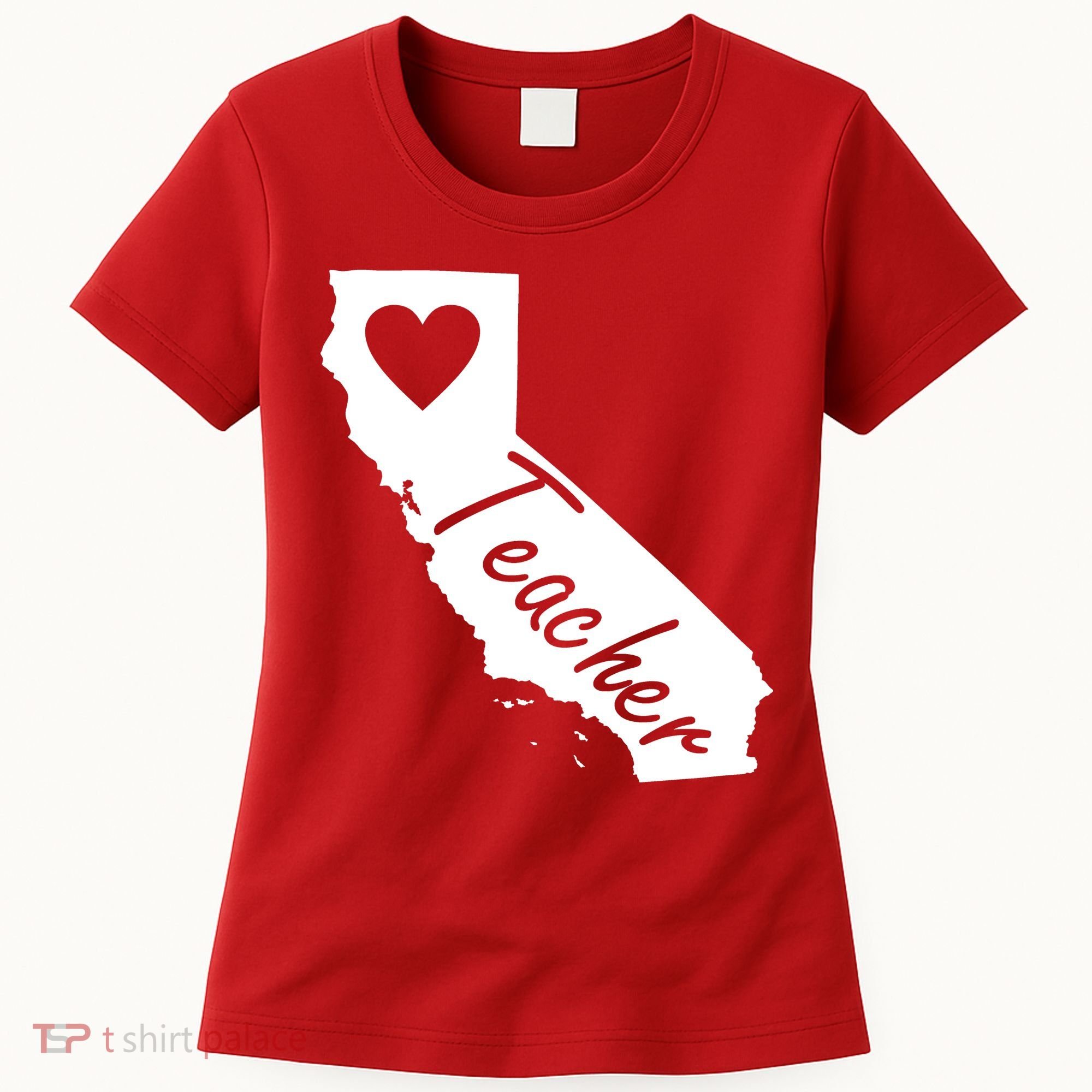 California State Teacher Red For Ed Women's T-Shirt