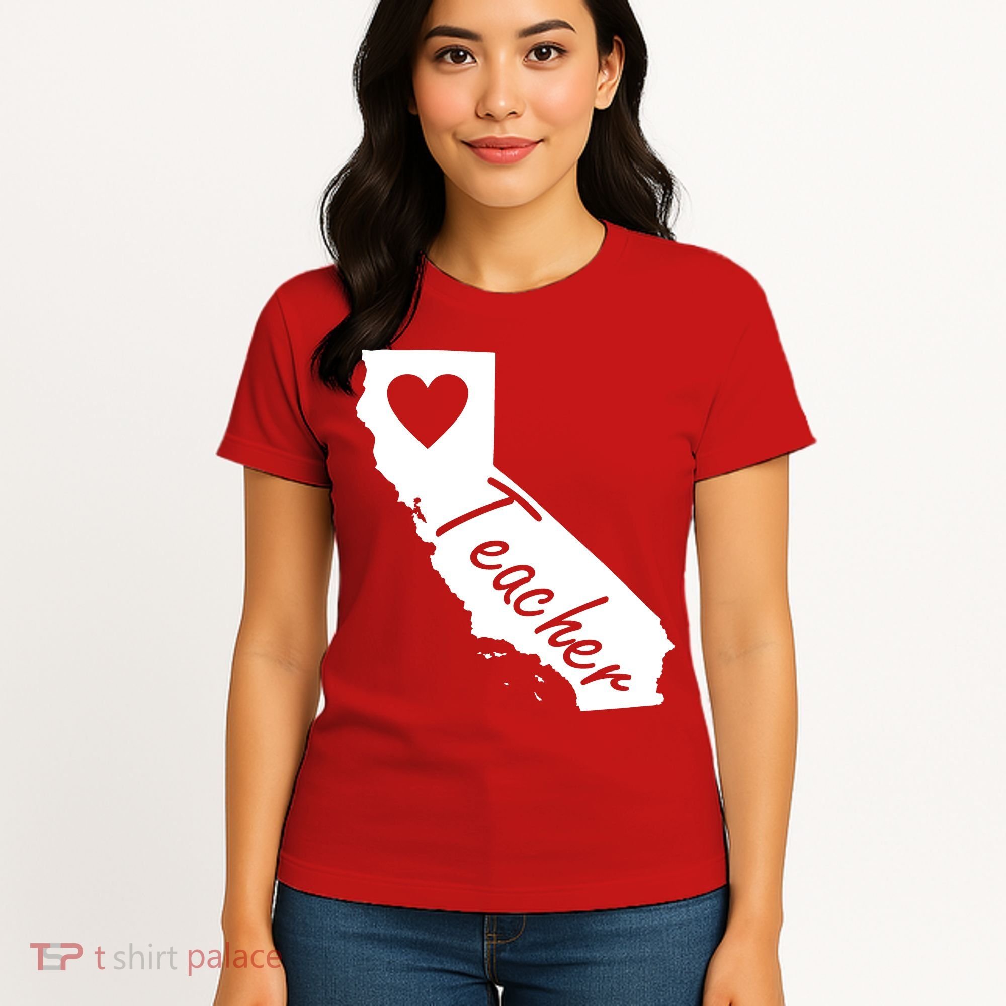 California State Teacher Red For Ed Women's T-Shirt