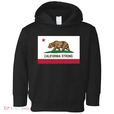 California Strong Flag Toddler Hoodie