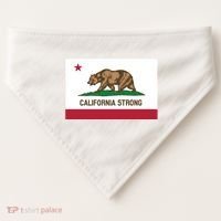 California Strong Flag USA-Made Doggie Bandana thumb 0