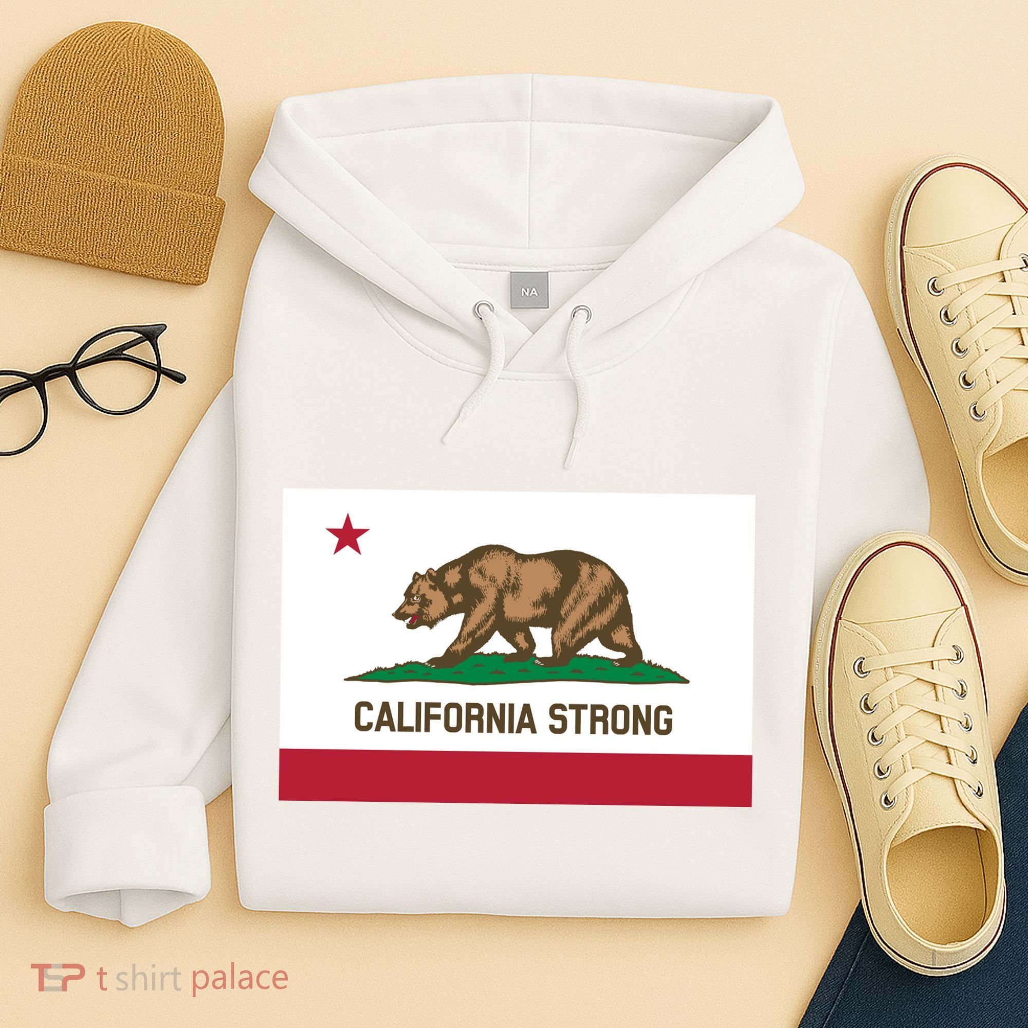 California Strong Flag Hoodie