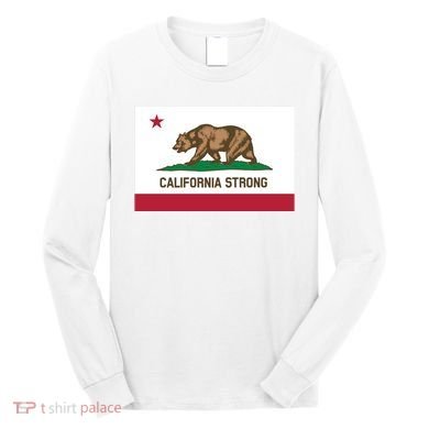 California Strong Flag Long Sleeve Shirt