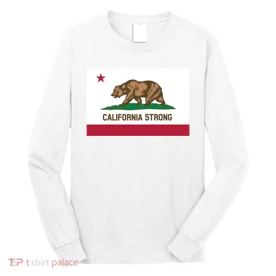 California Strong Flag Long Sleeve Shirt