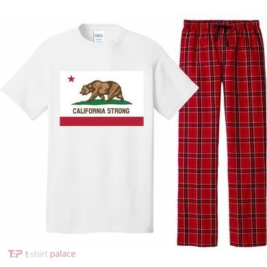 California Strong Flag Pajama Set