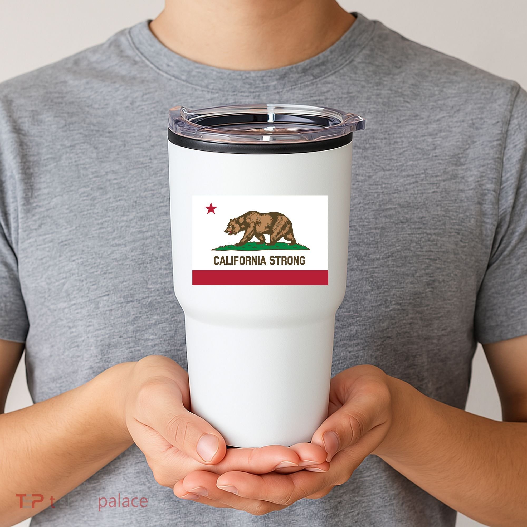 California Strong Flag Tumbler