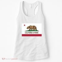 California Strong Flag Women's Tank Top thumb 0