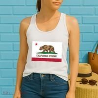 California Strong Flag Women's Tank Top thumb 2