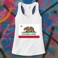 California Strong Flag Women's Tank Top thumb 3