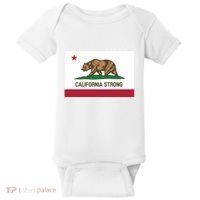 California Strong Flag Baby Bodysuit thumb 0