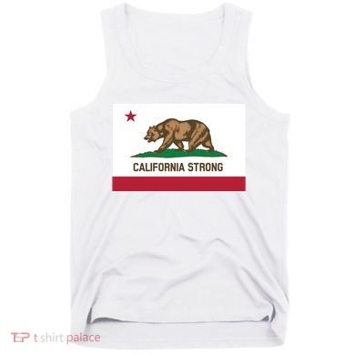 California Strong Flag Tank Top
