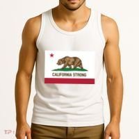 California Strong Flag Tank Top thumb 3
