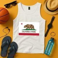 California Strong Flag Tank Top thumb 4