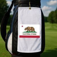 California Strong Flag Golf Towel thumb 2