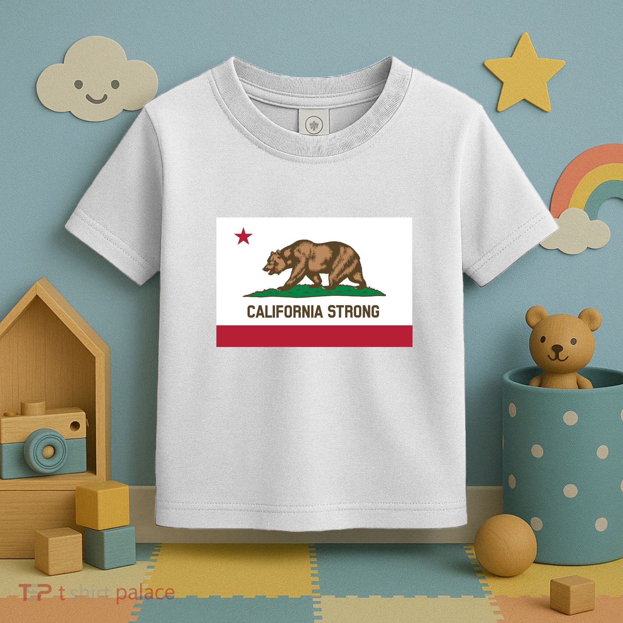 California Strong Flag Toddler T-Shirt