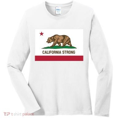California Strong Flag Women's Long Sleeve Shirt