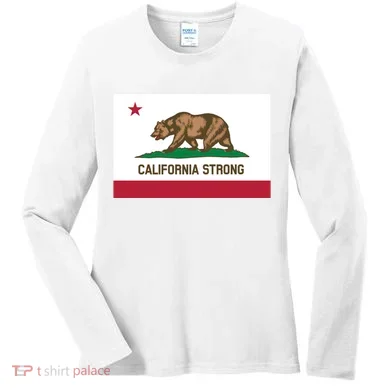 California Strong Flag Women's Long Sleeve Shirt
