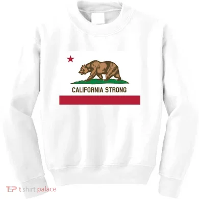 California Strong Flag Kids Sweatshirt