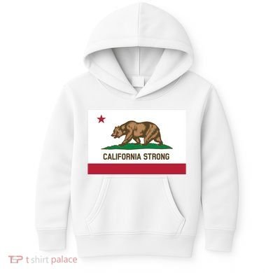 California Strong Flag Kids Hoodie
