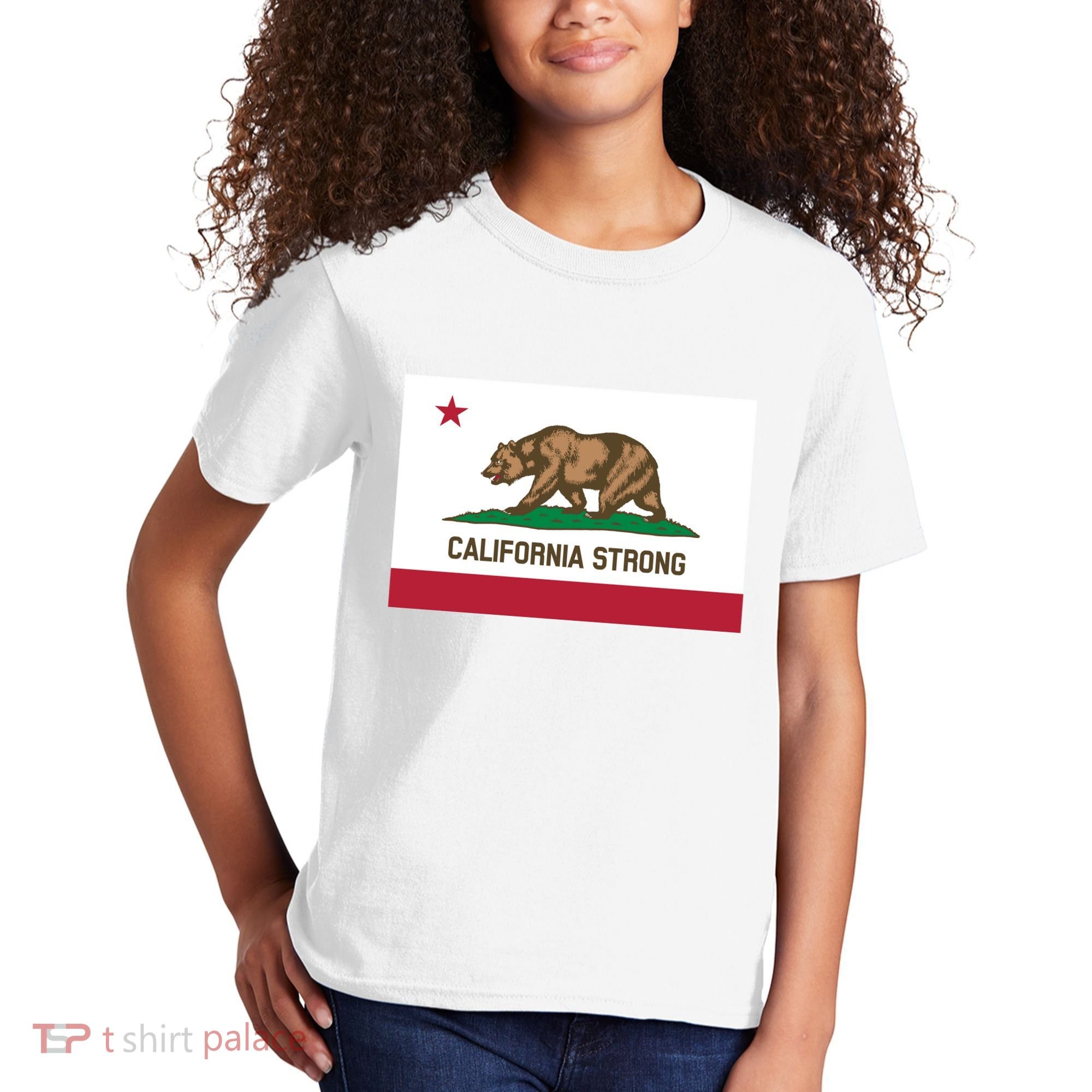 California Strong Flag Kids T-Shirt