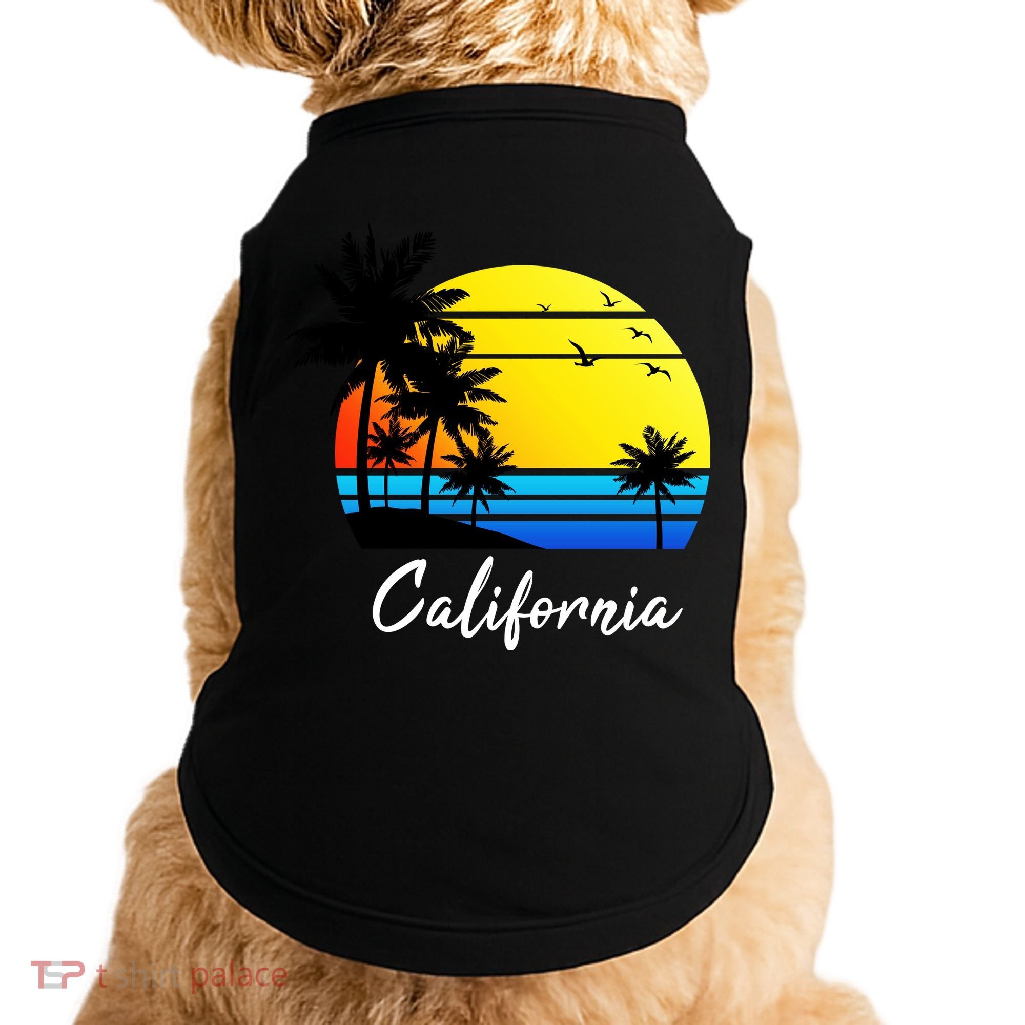 California Sunset Doggie Tank
