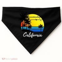 California Sunset USA-Made Doggie Bandana thumb 0