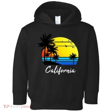 California Sunset Toddler Hoodie