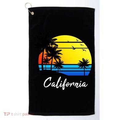 California Sunset Golf Towel