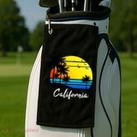 California Sunset Golf Towel thumb 2