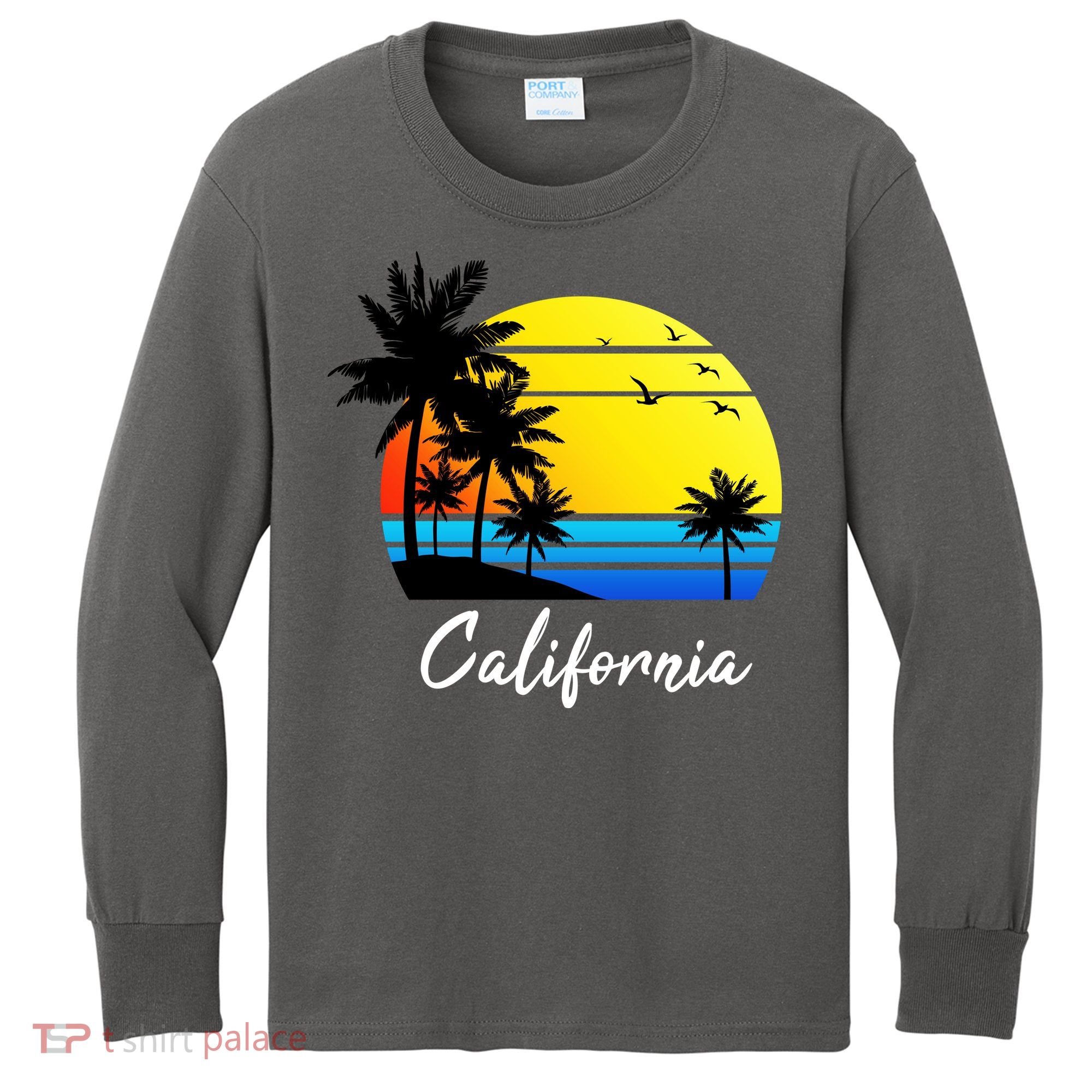 California Sunset Kids Long Sleeve Shirt