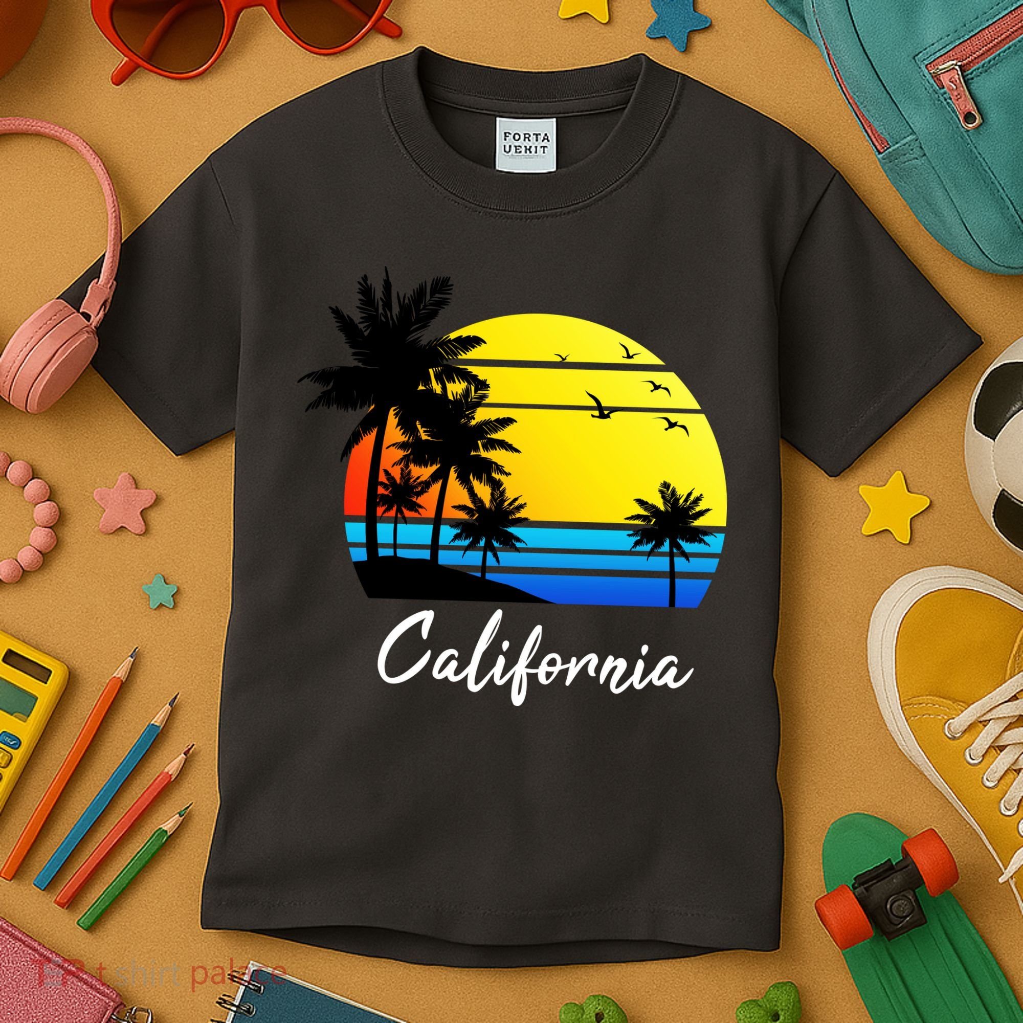 California Sunset Kids T-Shirt
