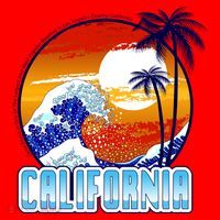 California Sunshine Santa Hat thumb 1