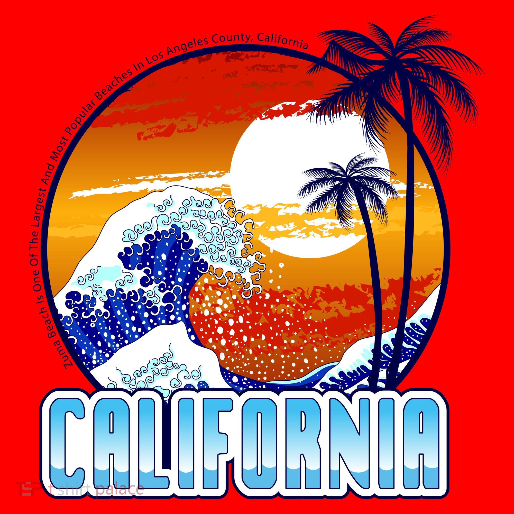 California Sunshine Santa Hat