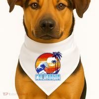 California Sunshine USA-Made Doggie Bandana thumb 1