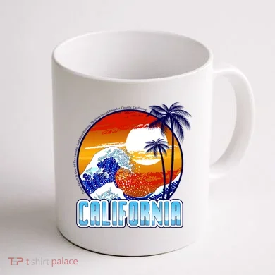 California Sunshine Coffee Mug back