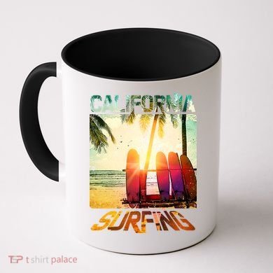 California Surfing Coffee Mug