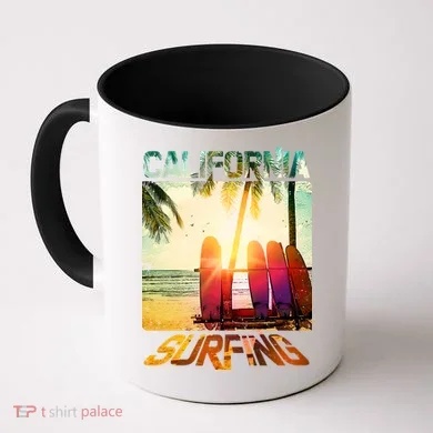 California Surfing Coffee Mug