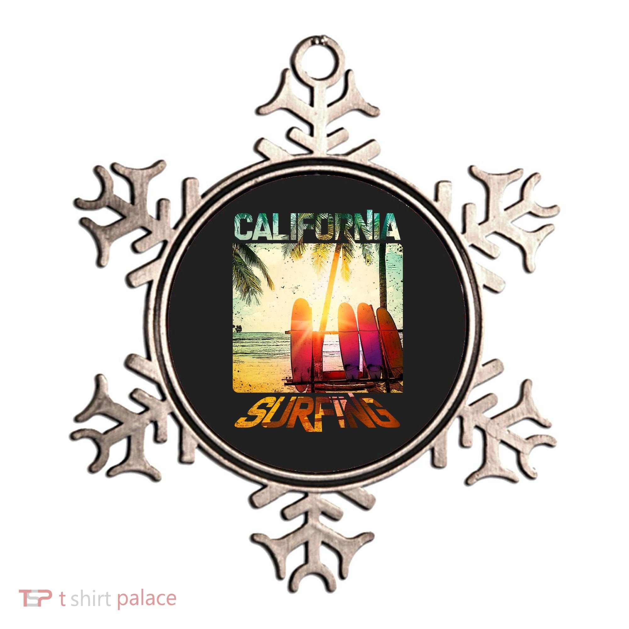 California Surfing Ornament